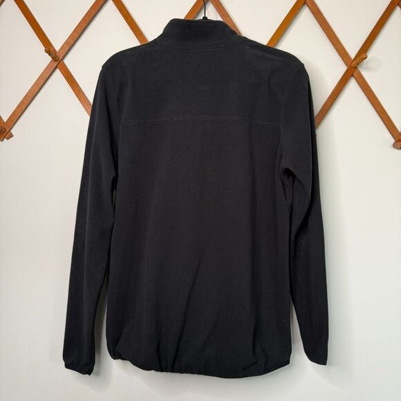 The North Face Sweater Womens Large Black Fleece Lightweight 1/4 Zip Pullover - Picture 3 of 9